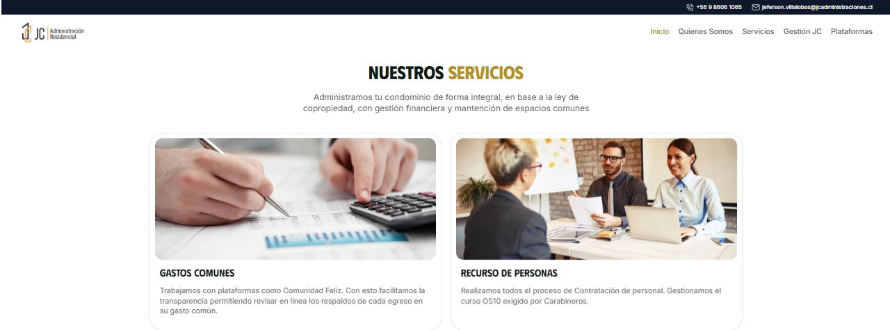 Sección Nuestros Servicios